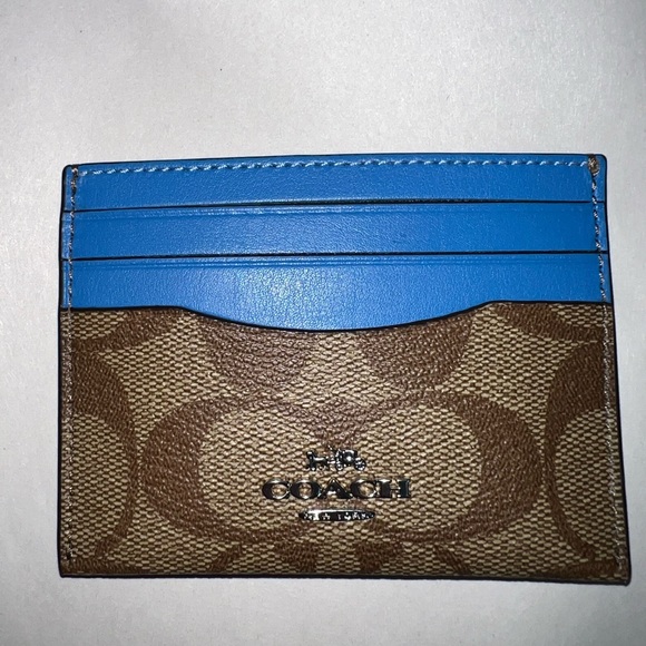 Coach Accessories - Coach Slim Id Card Case In Signature Canvas